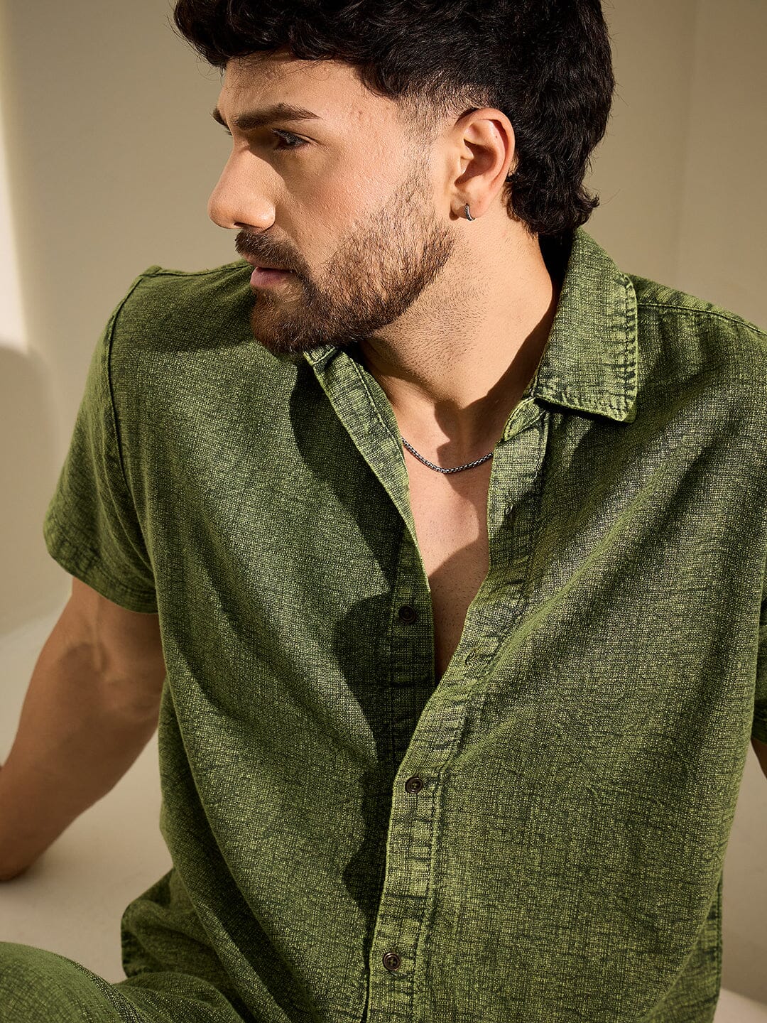 Green Overdyed PJ Coord Set - Image 6