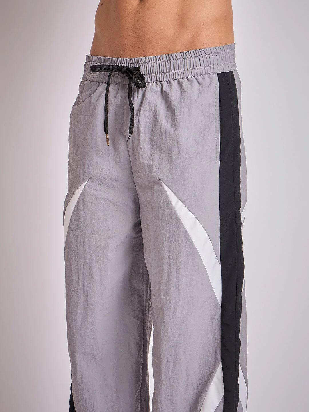 Grey Crescent Patch Trackpants - Image 7